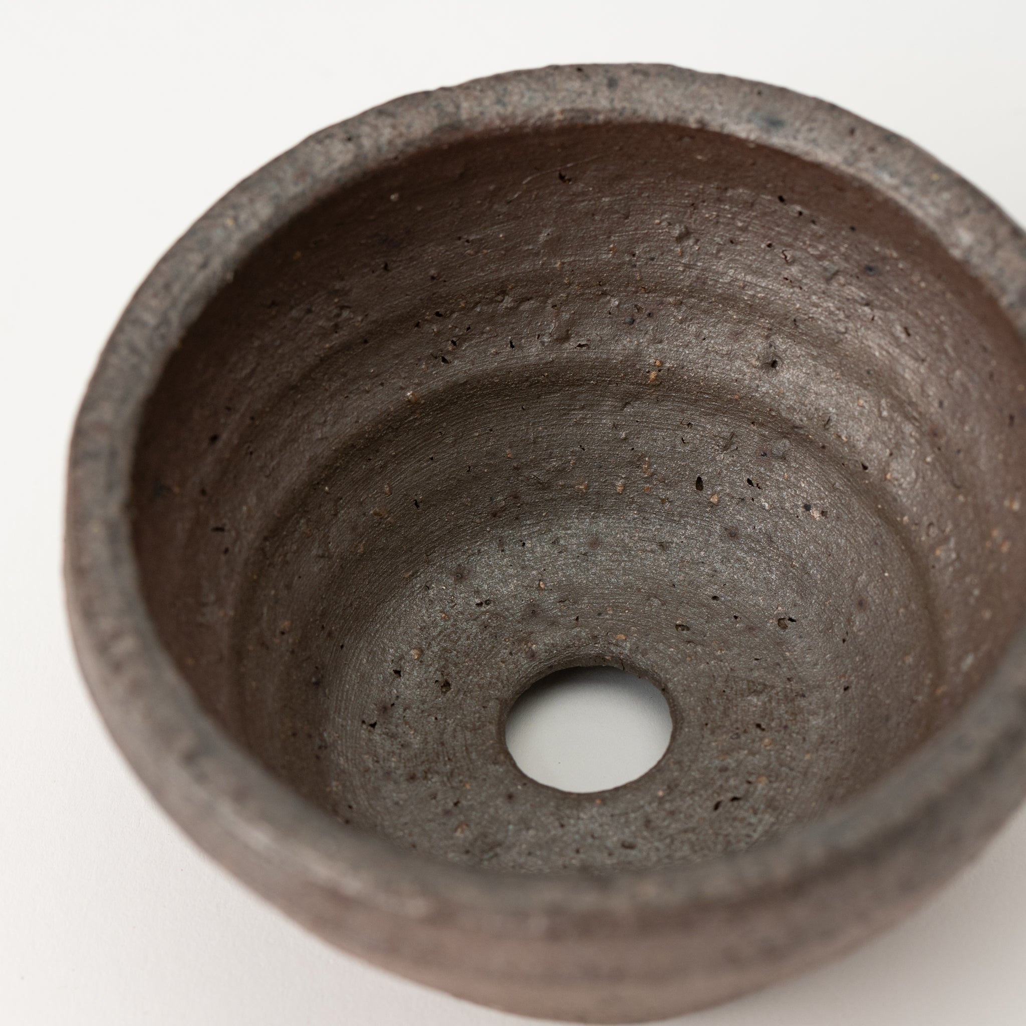 Bonsai Tokoname Ware Round Locus Japanese Bonsai Pot