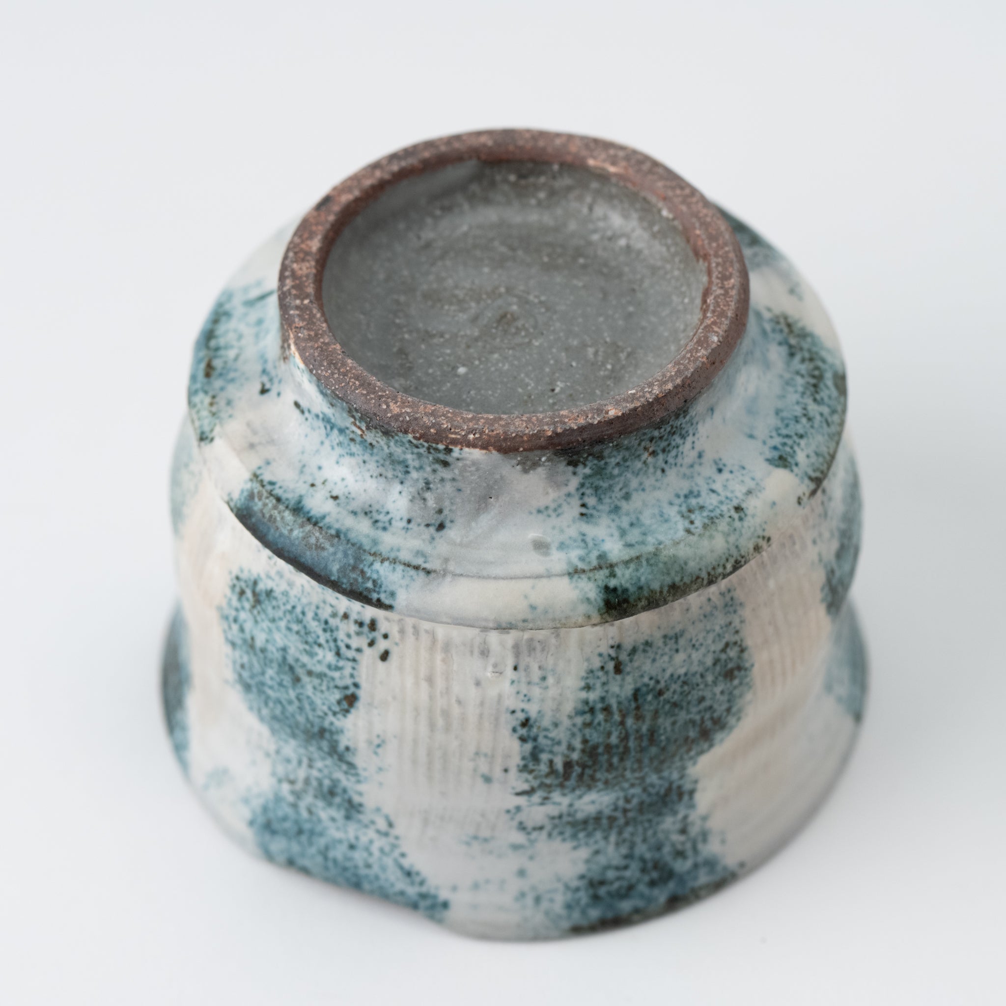 Naginowa Shigaraki Ware Gosu Naburi Sake Cup