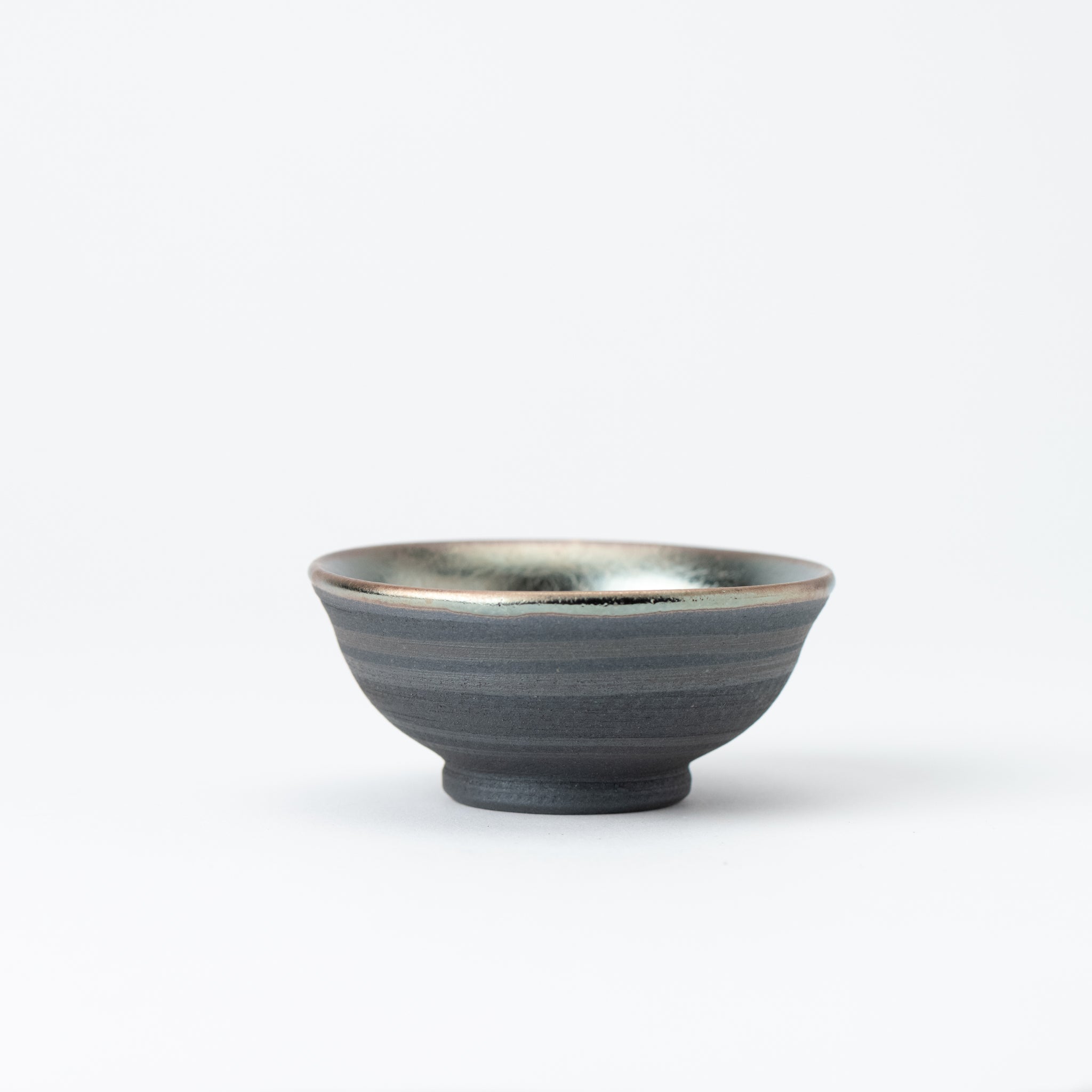 Naginowa Shigaraki Ware Water Mirror Recieving Cup for Sake