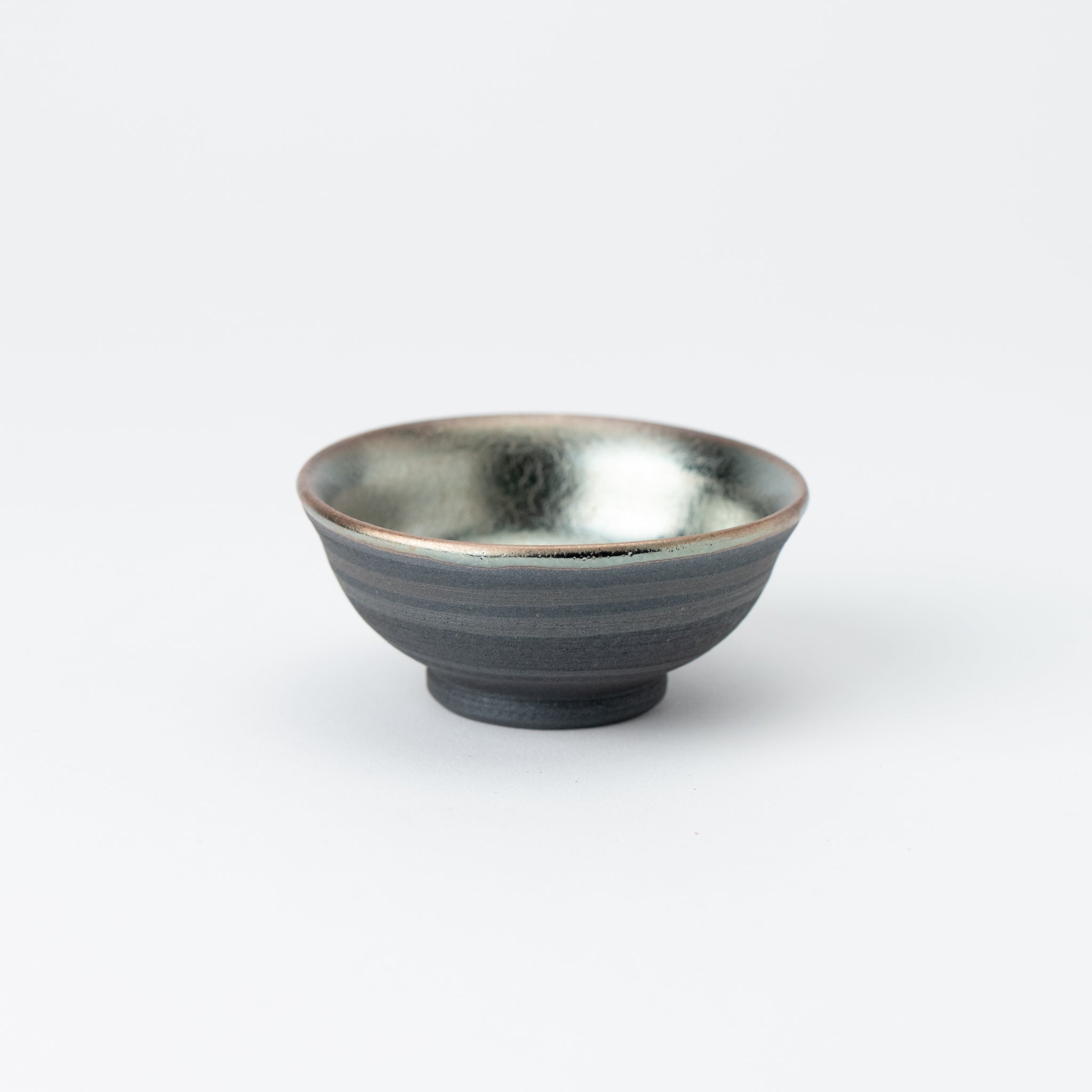 Naginowa Shigaraki Ware Water Mirror Recieving Cup for Sake