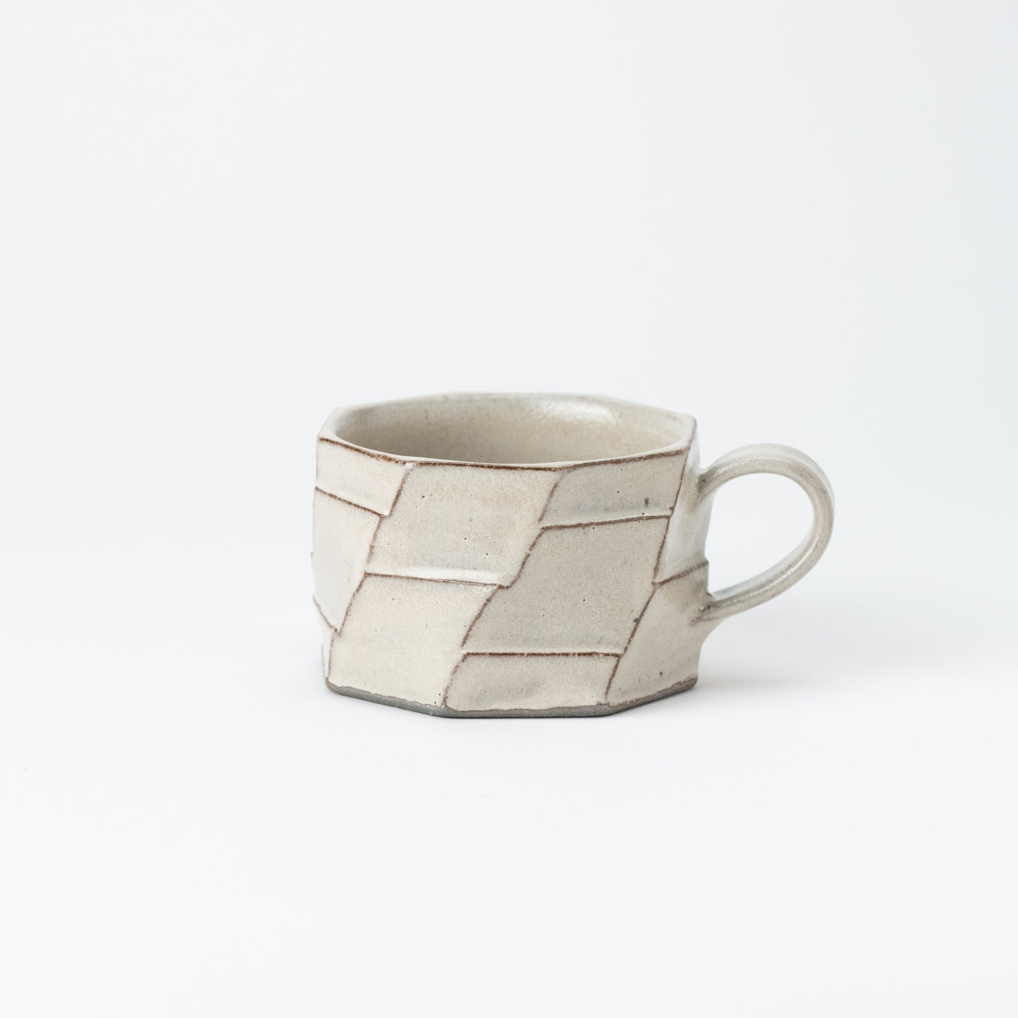 Naginowa Shigaraki Ware Greige Mug Cup