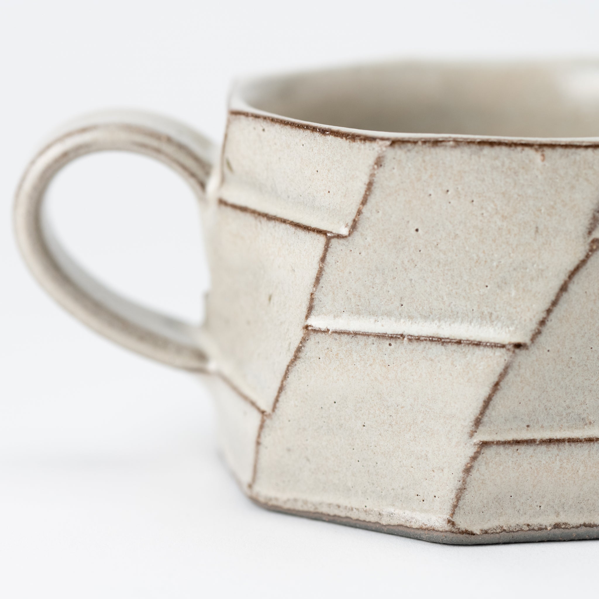 Naginowa Shigaraki Ware Greige Mug Cup