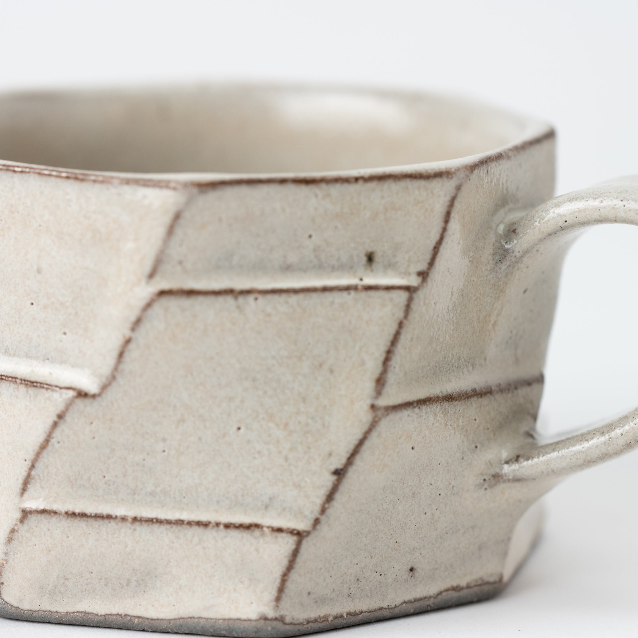 Naginowa Shigaraki Ware Greige Mug Cup