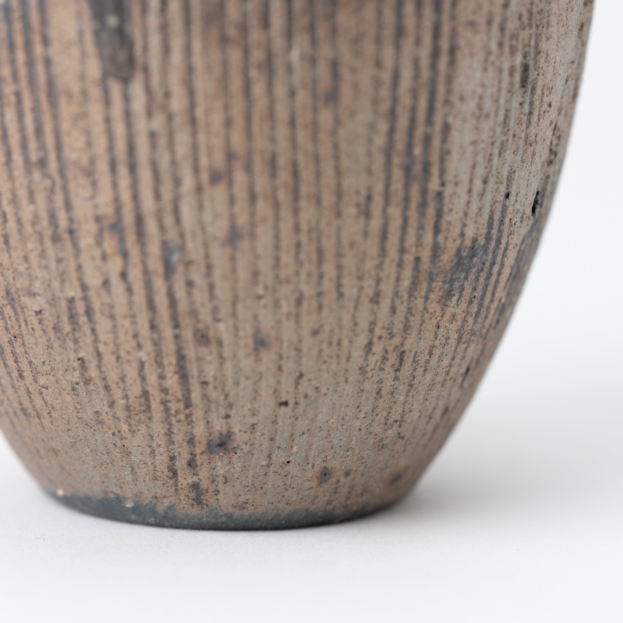 Naginowa Shigaraki Ware Iron Rust Yunomi Cup