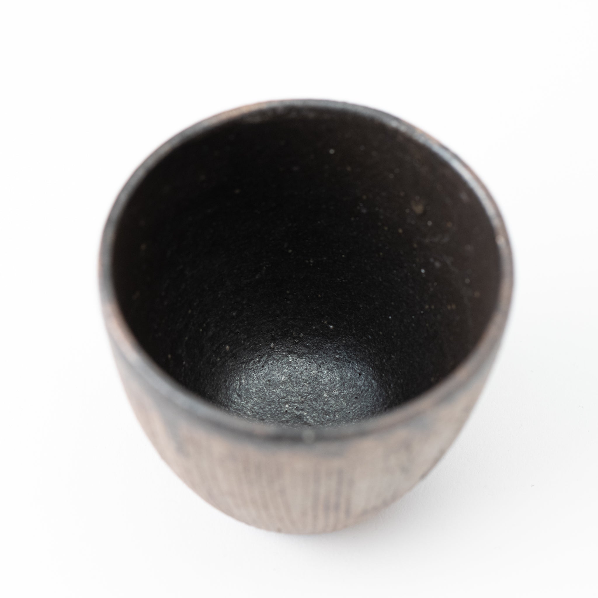 Naginowa Shigaraki Ware Iron Rust Yunomi Cup