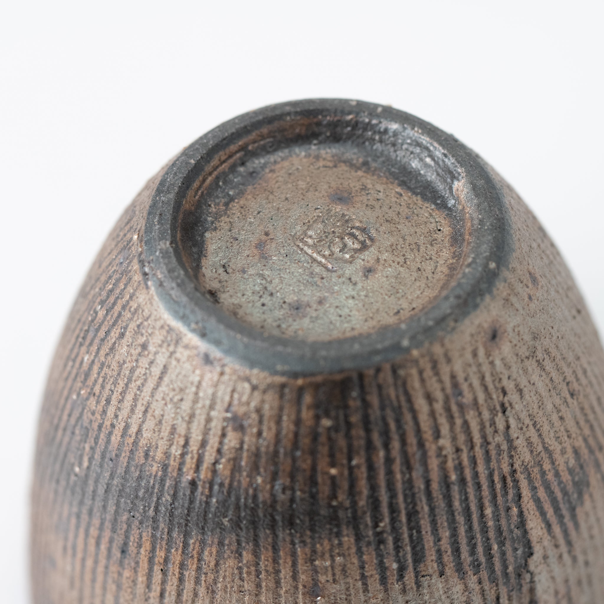 Naginowa Shigaraki Ware Iron Rust Yunomi Cup