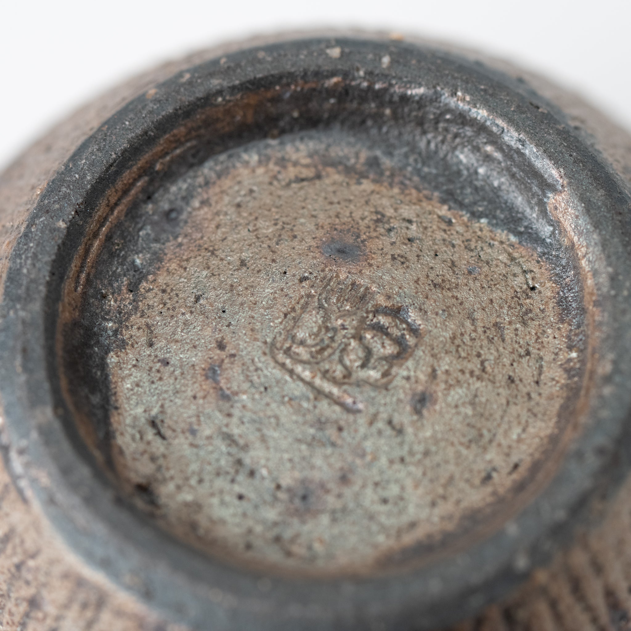 Naginowa Shigaraki Ware Iron Rust Yunomi Cup