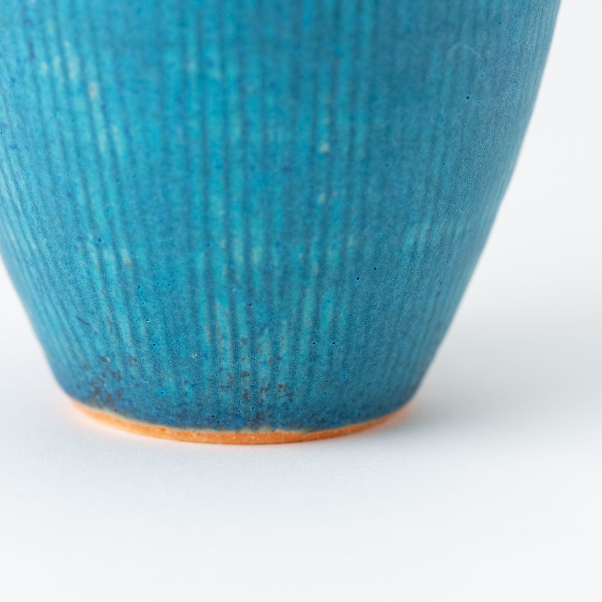 Naginowa Shigaraki Ware Blue Glaze Yunomi Cup