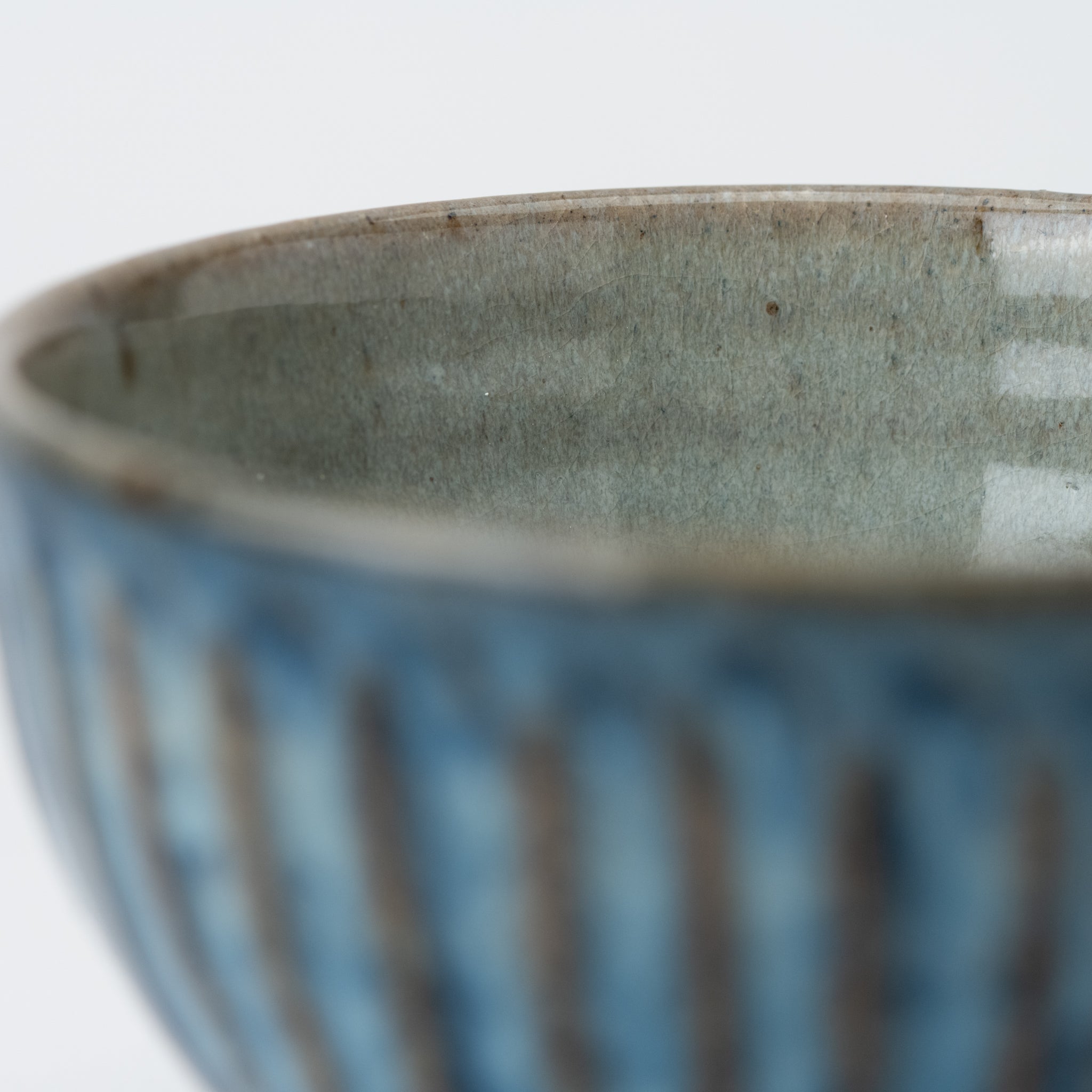 Naginowa Shigaraki Ware Lespedeza Buergeri Rice Bowl