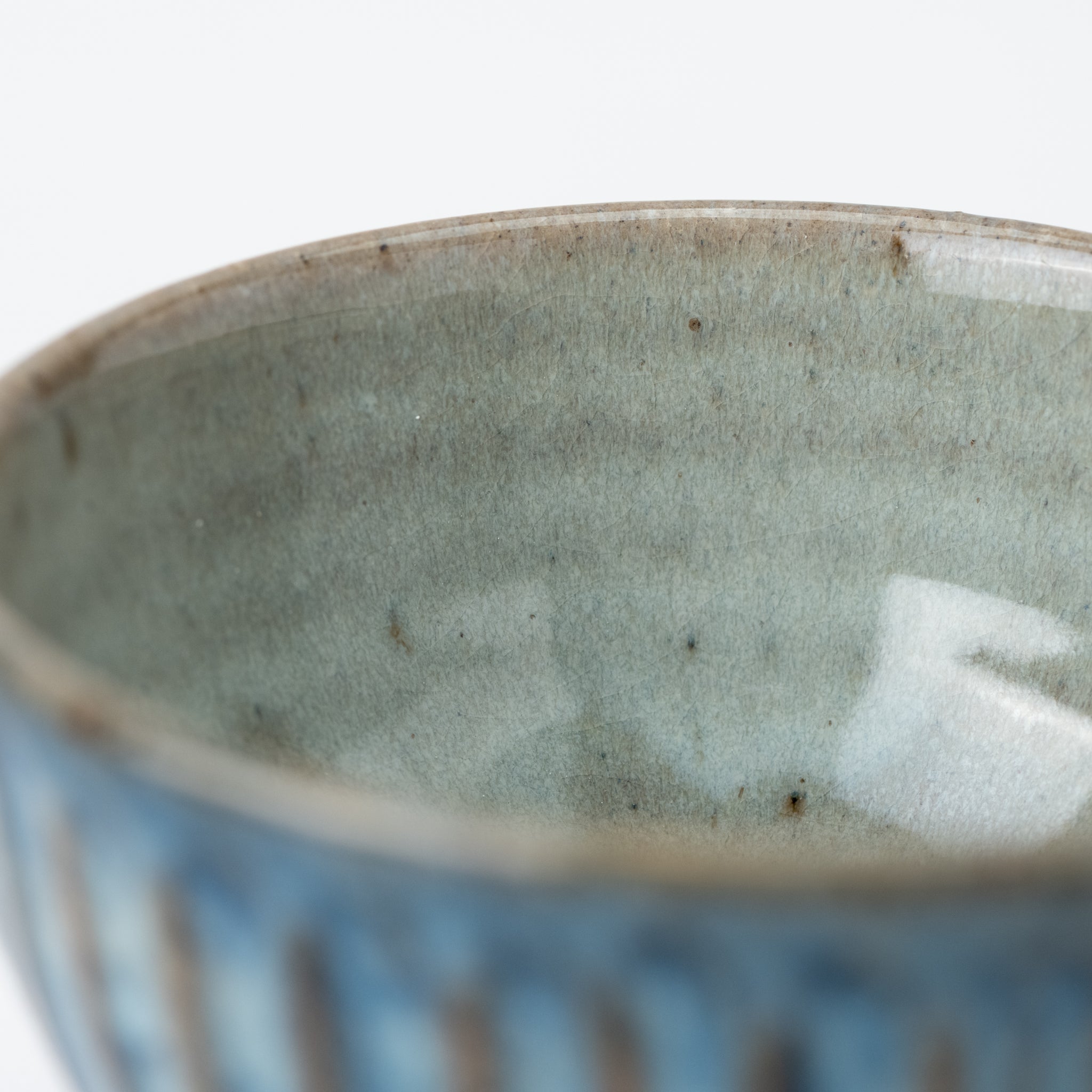 Naginowa Shigaraki Ware Lespedeza Buergeri Rice Bowl