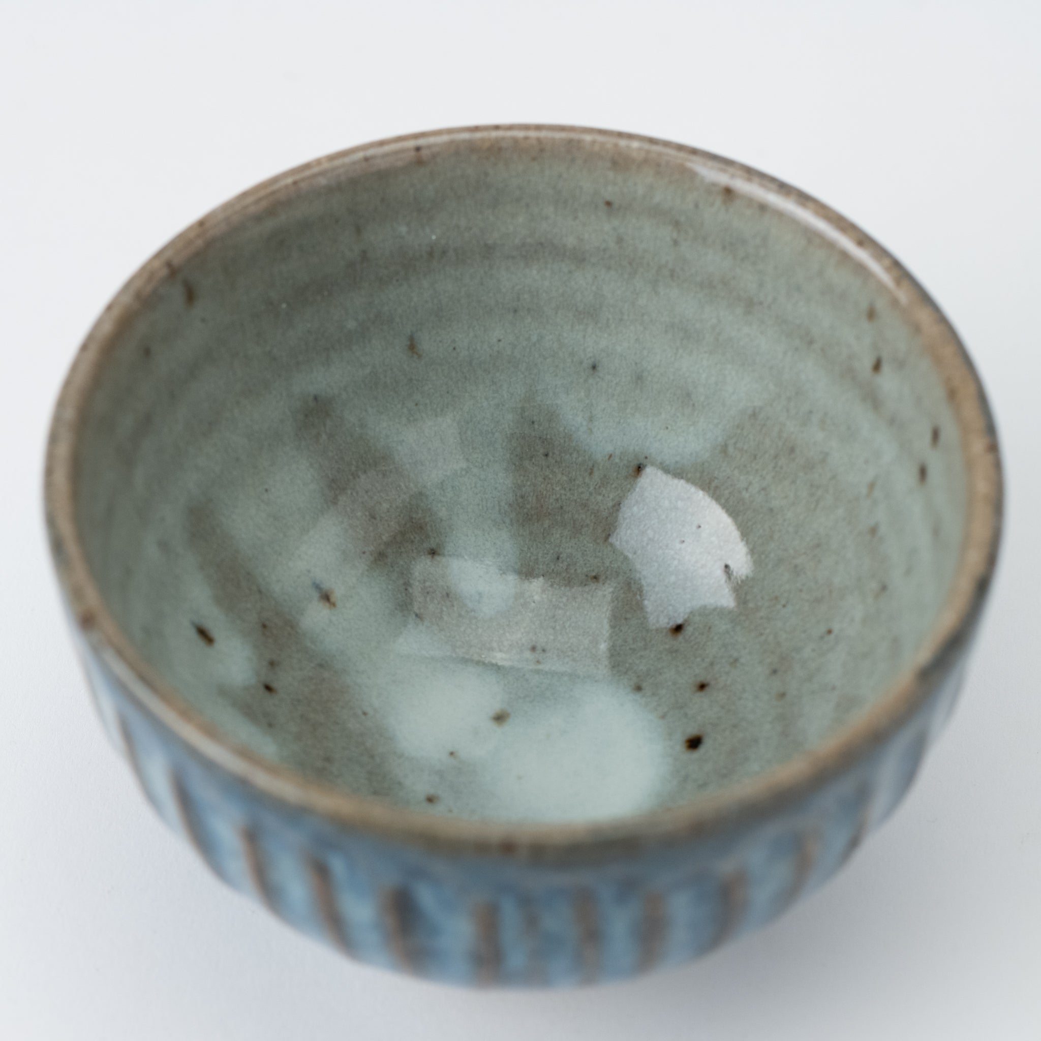 Naginowa Shigaraki Ware Lespedeza Buergeri Rice Bowl