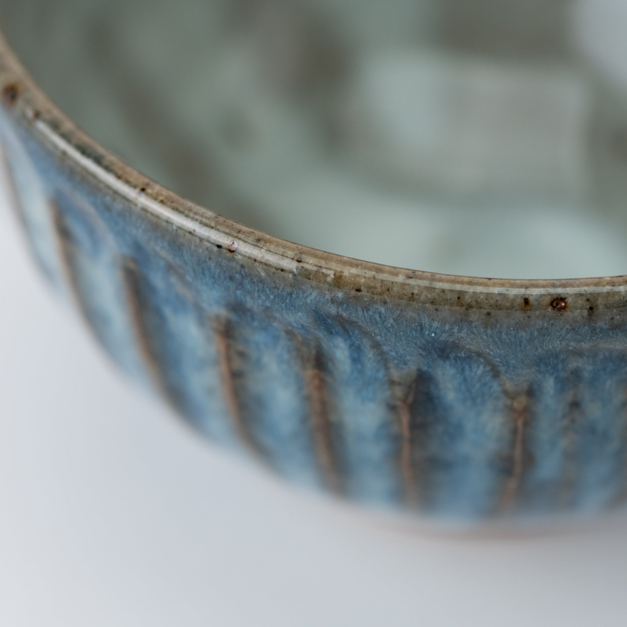 Naginowa Shigaraki Ware Lespedeza Buergeri Rice Bowl