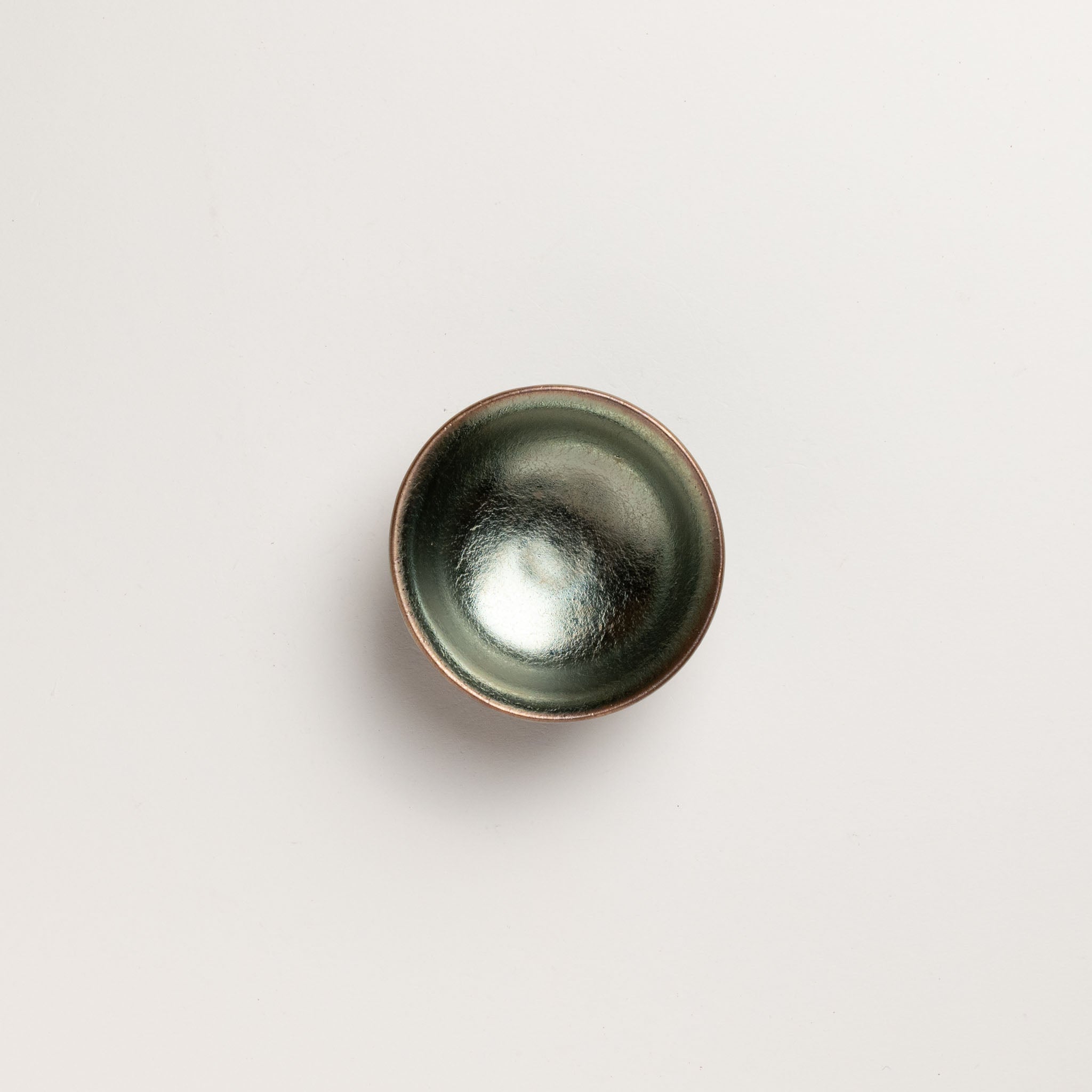 Naginowa Shigaraki Ware Water Mirror Recieving Cup for Sake