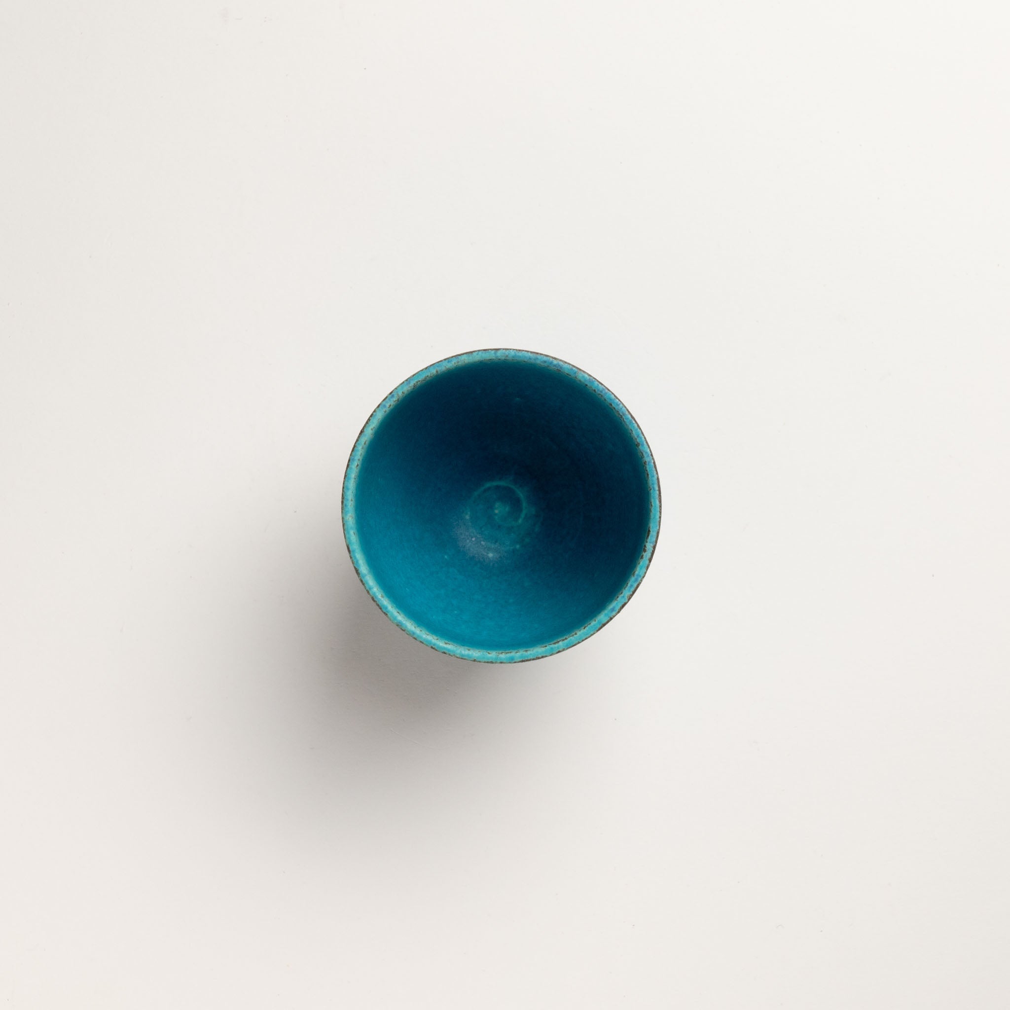 Naginowa Shigaraki Ware Blue Glaze Yunomi Cup