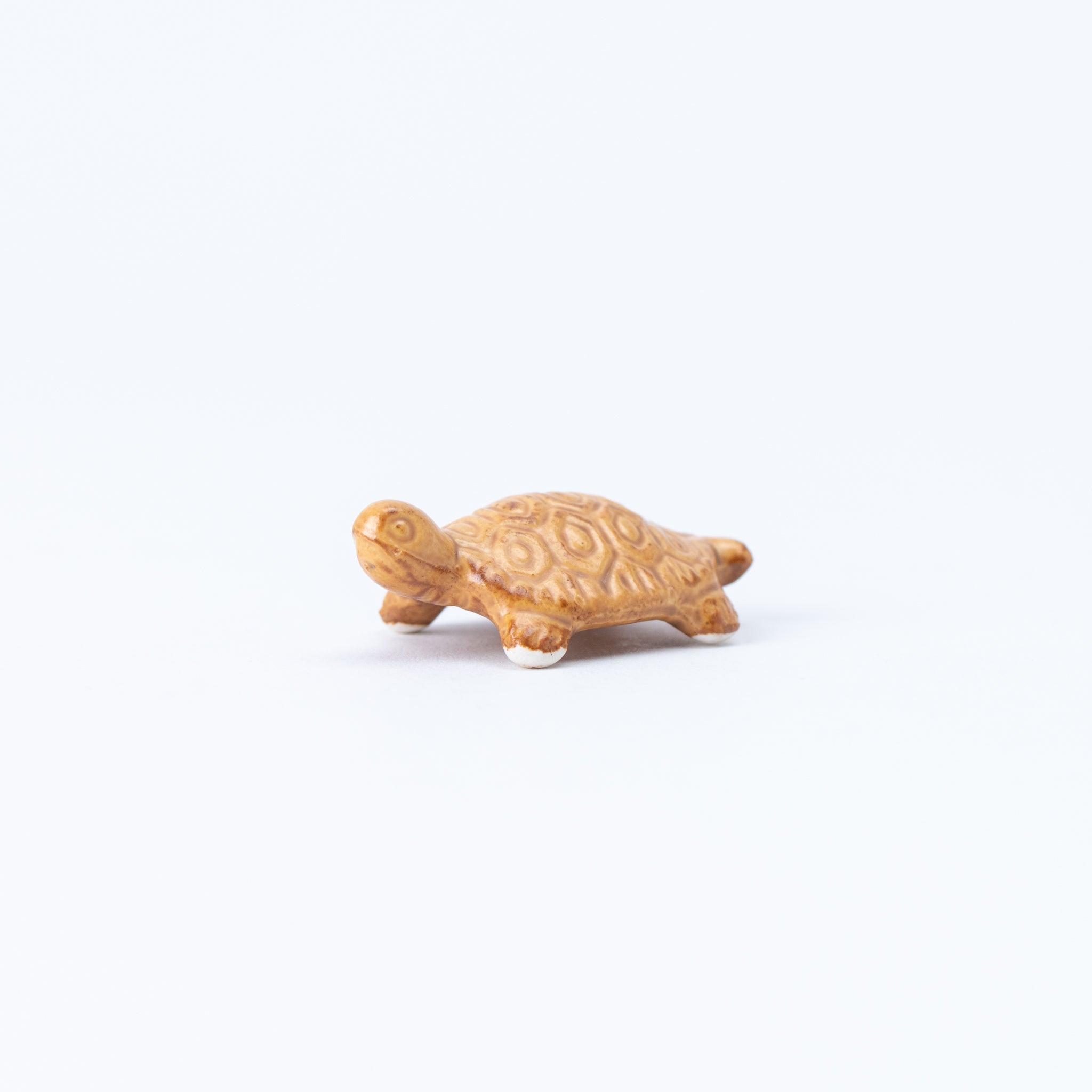 Bonsai Ornament - Beige Turtle