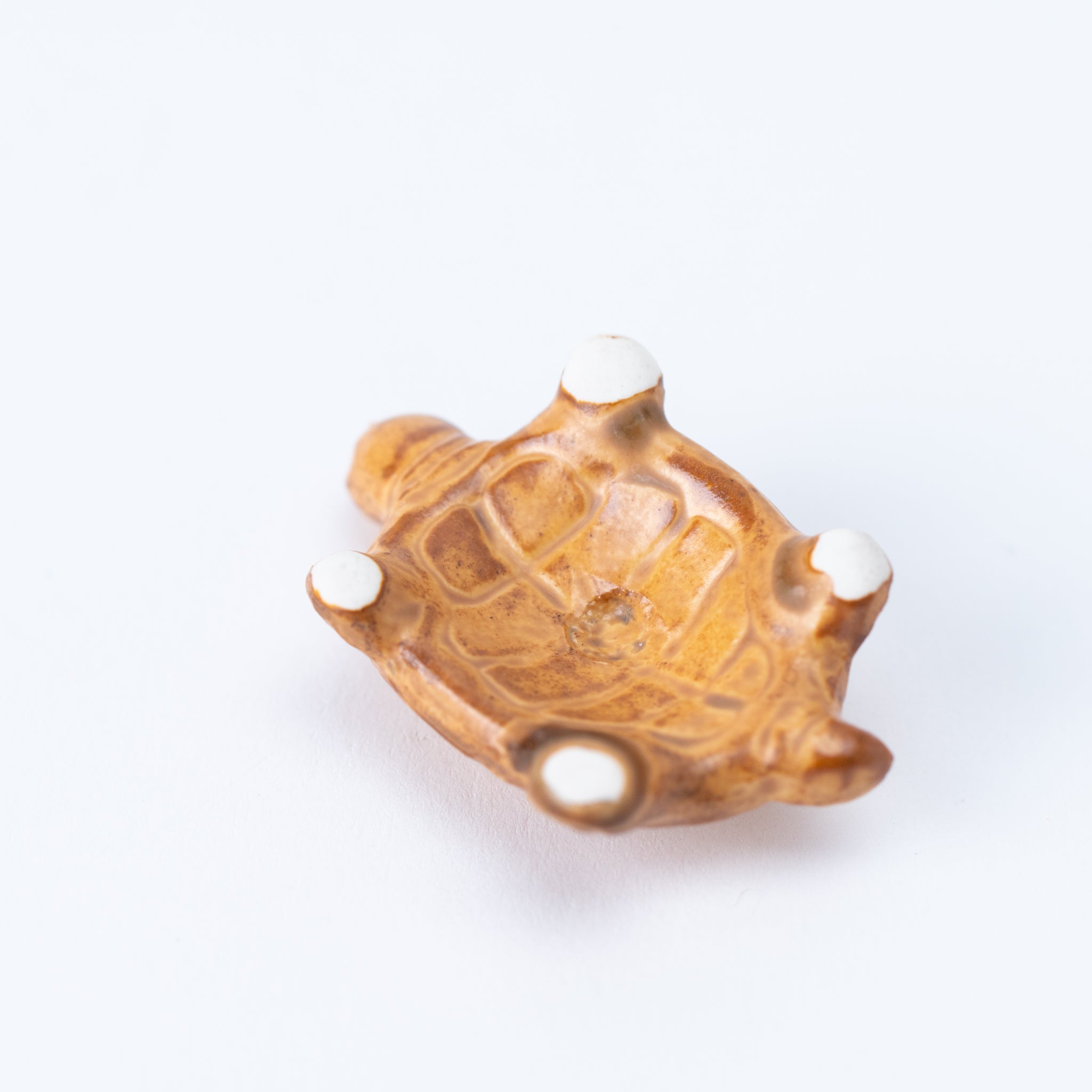 Bonsai Ornament - Beige Turtle