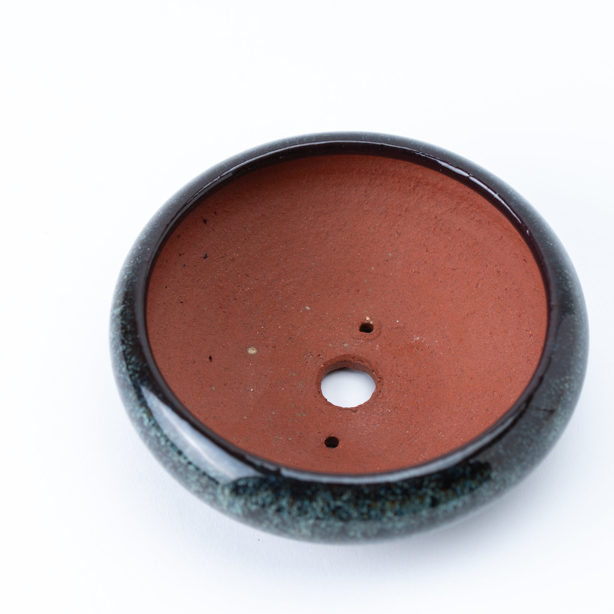Eimei Tokoname Ware Round Iron Japanese Bonsai Pot