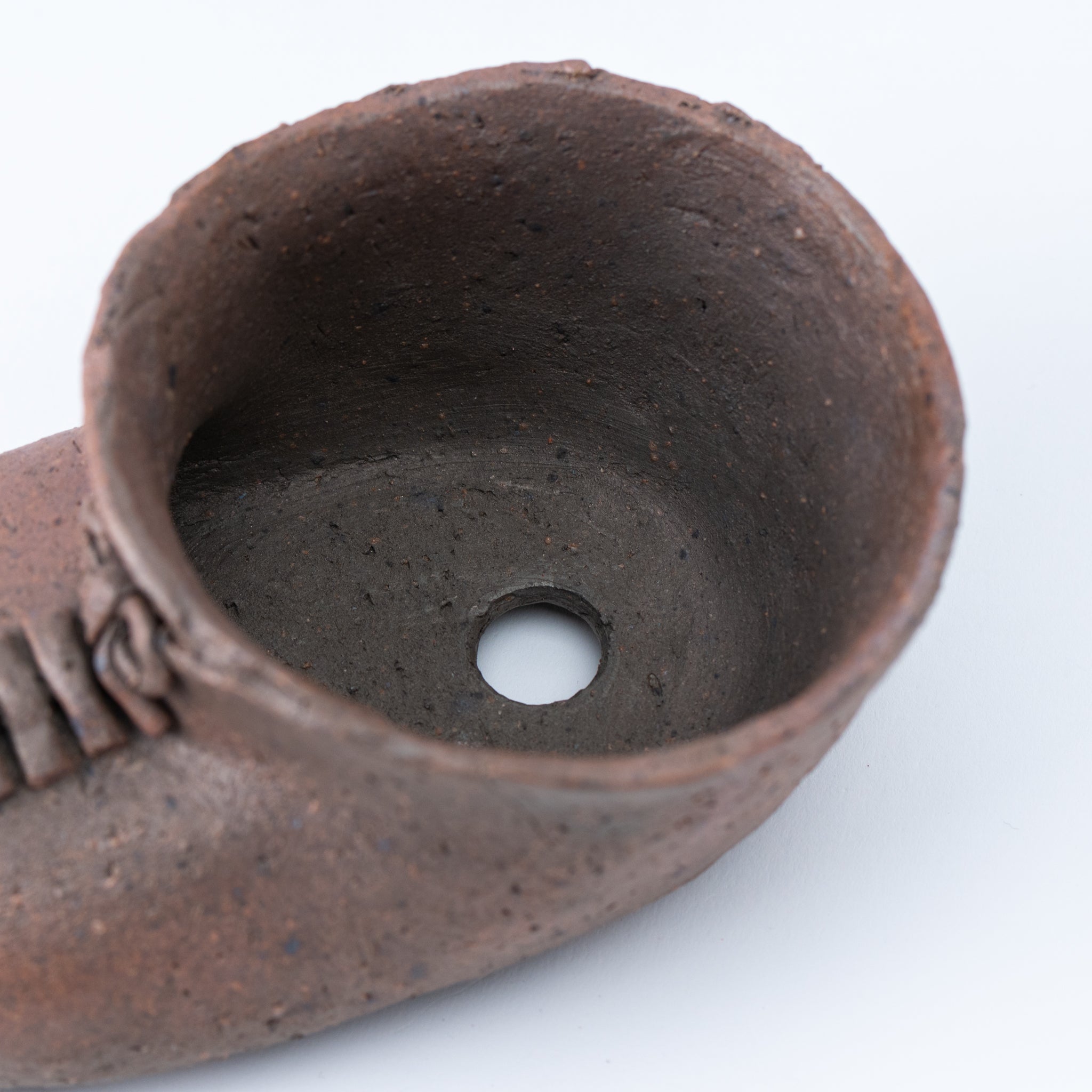 Mitsue Tokoname Ware Shoe Shape Japanese Bonsai Pot