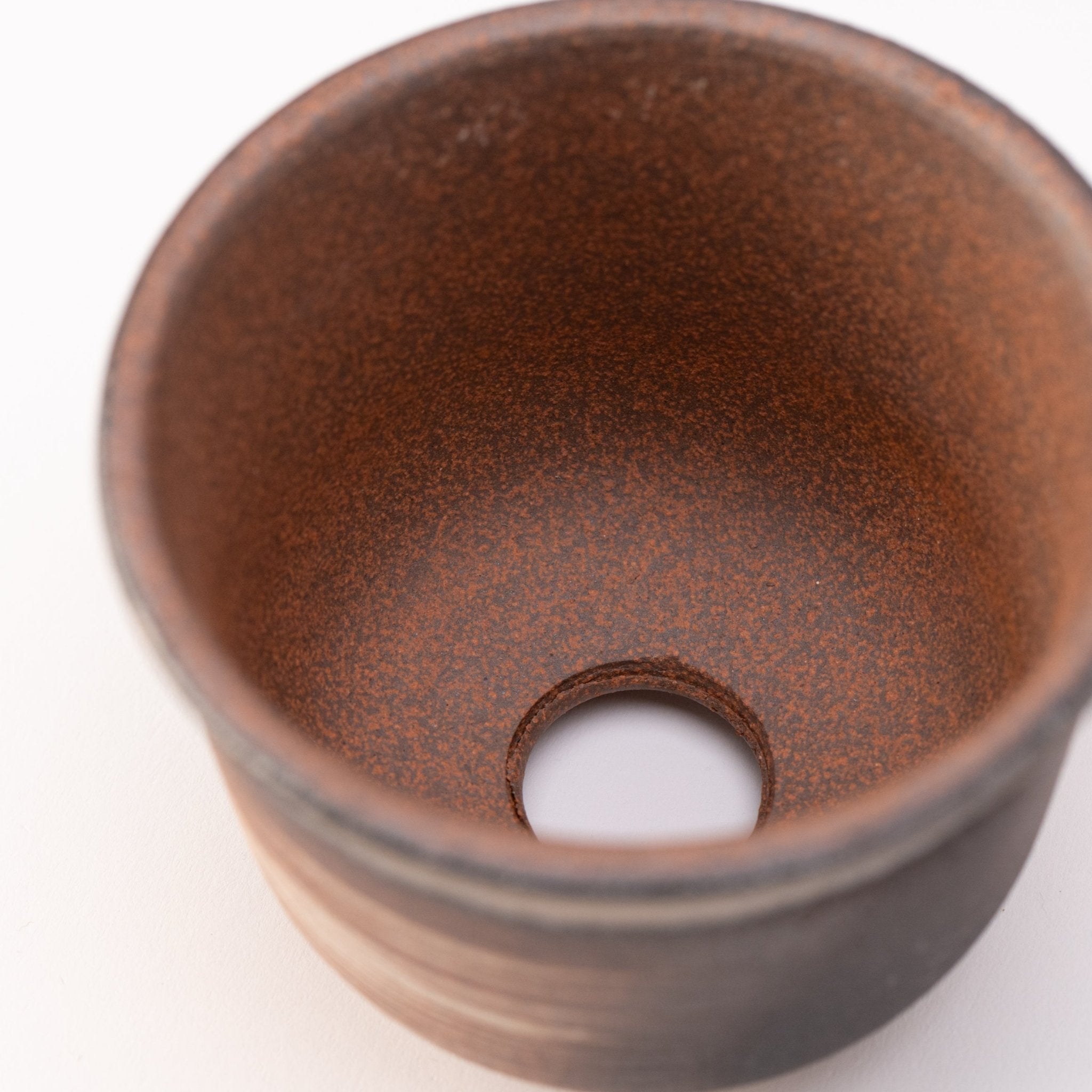 Naginowa Kinbuki  Rounded BANKO Ware Japanese Bonsai Pot 4.3in.