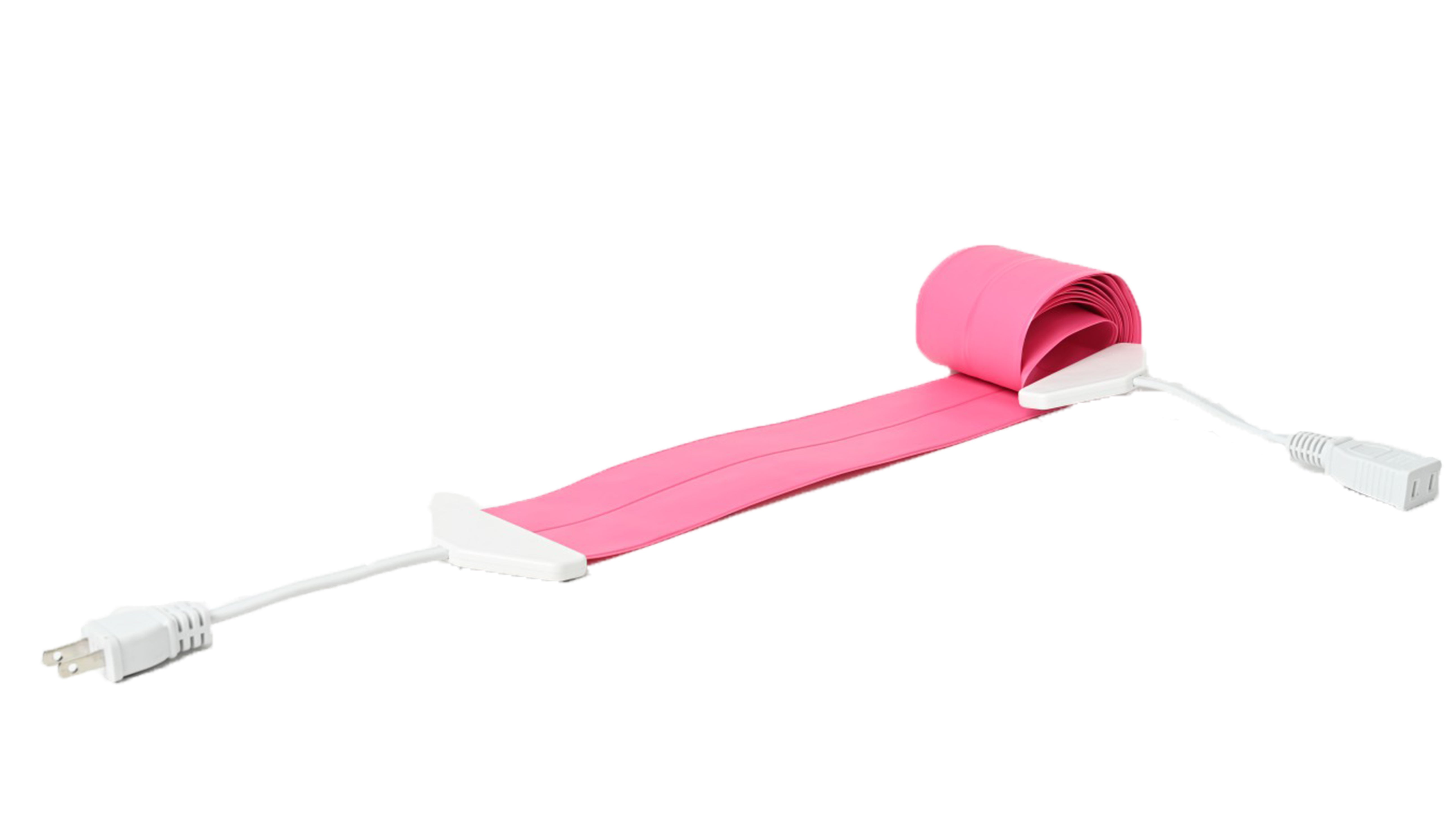 Koumeican the thinnest extension power cord in the world【Flower Pink】